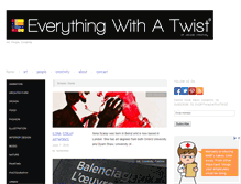 Tablet Screenshot of everythingwithatwist.com